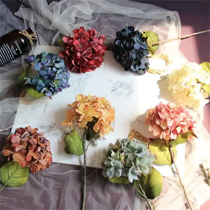 Hortensia artificiel haut de gamme 3