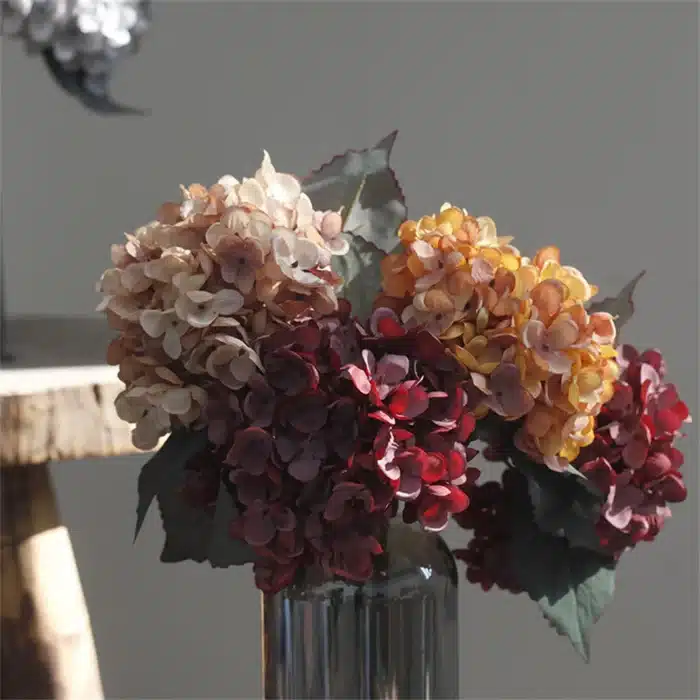 Hortensia artificiel haut de gamme 4