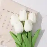 Tulipe artificielle blanche 2