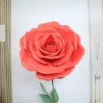 Rose artificielle géante 3