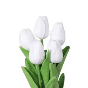 Tulipe artificielle blanche