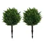 Boule de buis artificiel 60 cm 2