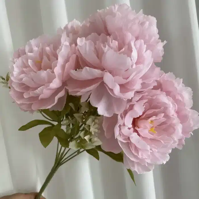 Pivoine artificielle haut de gamme 1