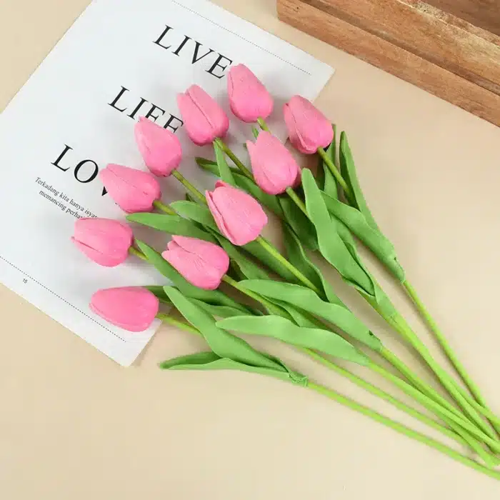 Bouquet tulipes artificielles 30