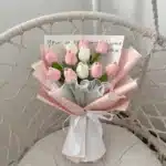 Bouquet tulipes artificielles 3