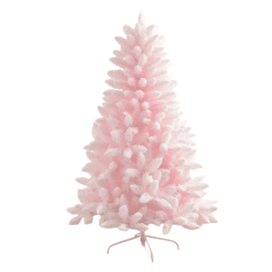 Sapin artificiel rose