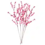 Branche de fleur de pêcher artificielle 106cm, fleur de prunier et de cerisier en soie pour la maison, décoration de jardin, Vase de fête de mariage, DIY 13