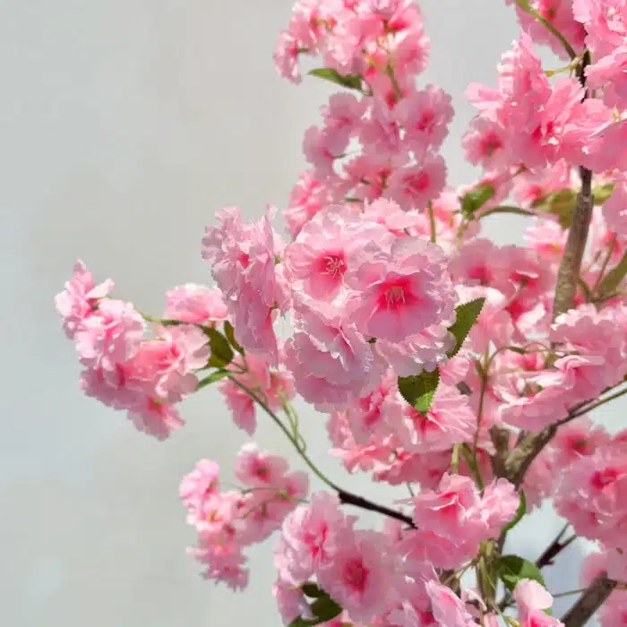 Arbre Décoratif Artificiel de 4,9 Pieds/5,9 Pieds de Haut, Faux Arbre en Forme de Fleur dans un Pot, Décor d'Angle d'Nikpour la Maison 2