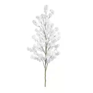 Branches de plantes artificielles en cerisier blanc, 100-220cm, fausses feuilles de soie réalistes, décoration intérieure, fausse plante pour la maison et le mariage 8