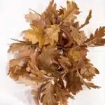 Feuille chêne artificielle orange 4