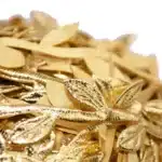 Guirlande feuille dorée 3