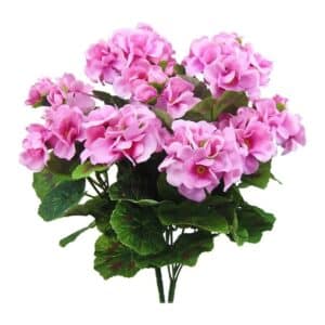 Fleurs artificielles geranium